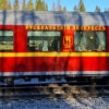 Ретро поезд Рускеала